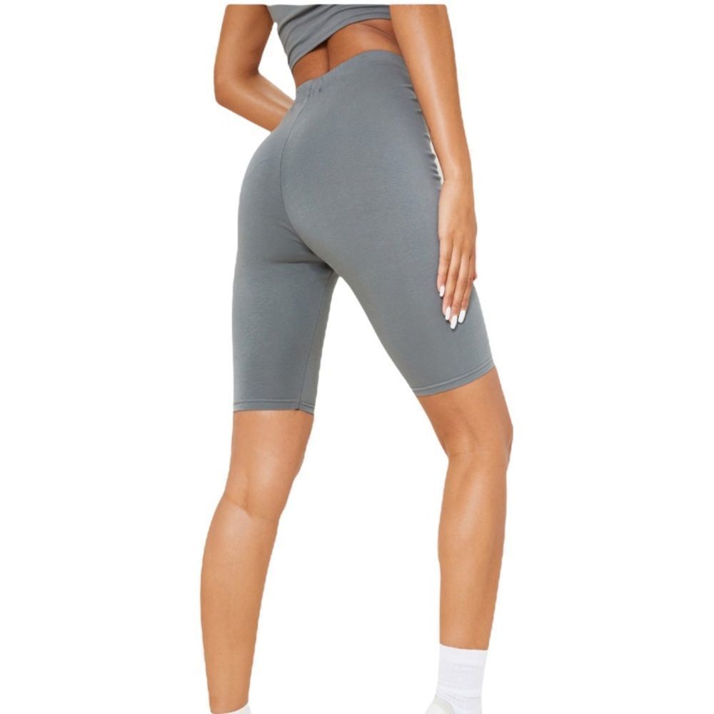 Pretty Little Things Charcoal Grey Basic Bike‎ Shorts Size 0